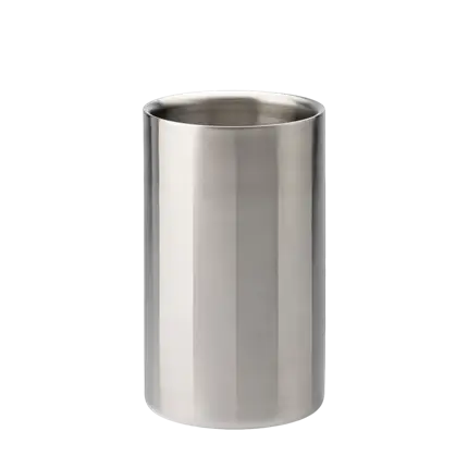 Refroidisseur à vin isotherme en inox satiné - 1 bouteille 20 x 12 cm