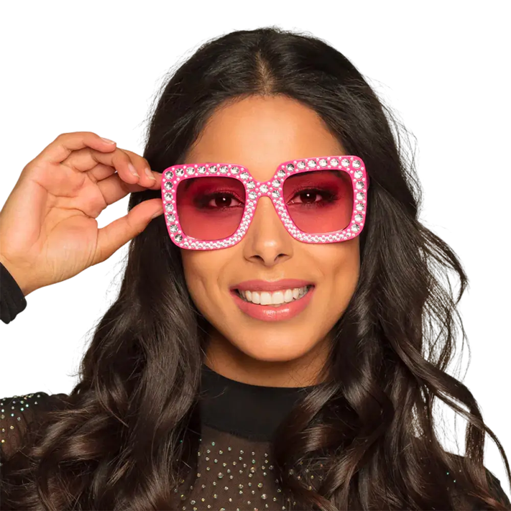 Lunettes de fête Bling Bling – Lot de 2 paires
