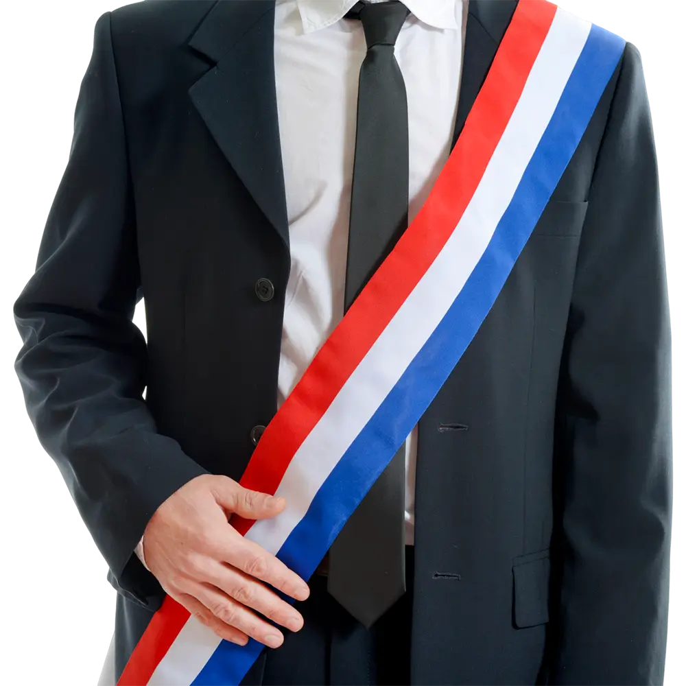 Écharpe Tricolore – Accessoire de Maire et Déguisement