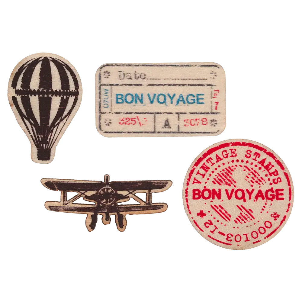 Déco de table à parsemer Bon voyage x20
