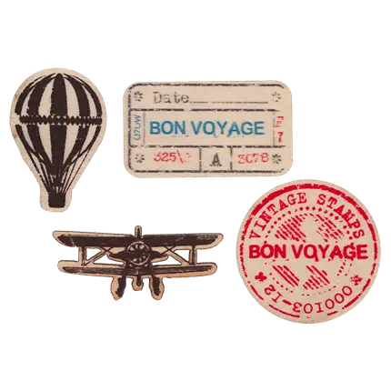 Déco de table à parsemer Bon voyage x20