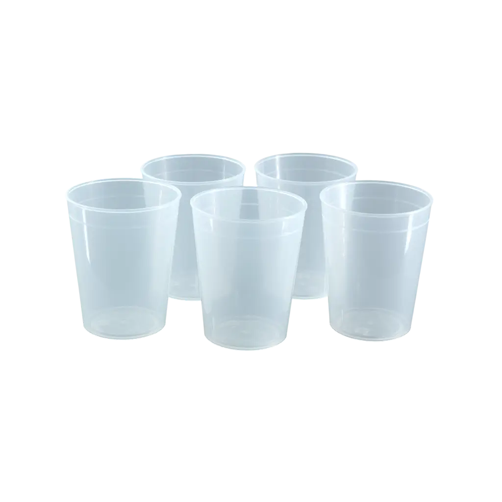 Gobelet Ecocup 10cl utile (12cl ras bord) Réutilisable - Type Café, Dégustation, Shooters