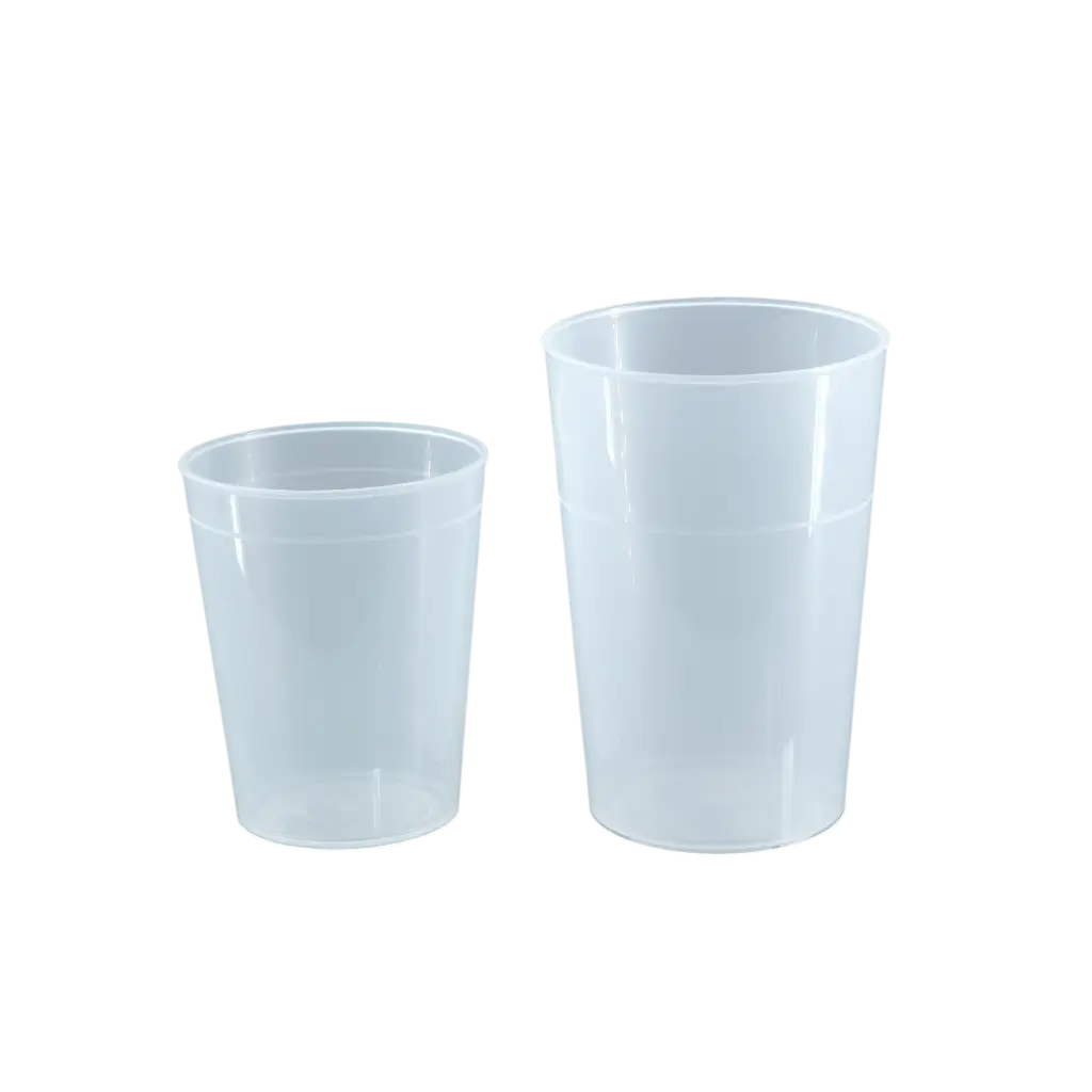 Gobelet Ecocup 10cl utile (12cl ras bord) Réutilisable - Type Café, Dégustation, Shooters