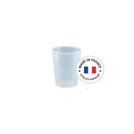 Gobelet Ecocup 10cl utile (12cl ras bord) Réutilisable - Type Café, Dégustation, Shooters