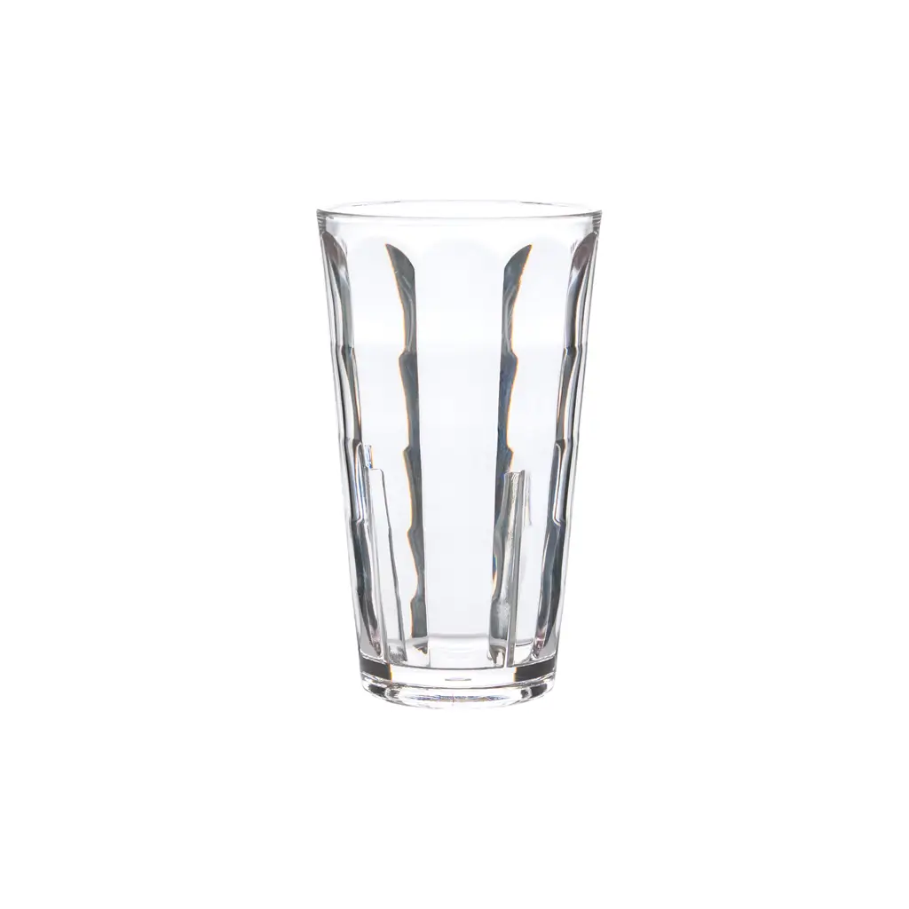 Verre à bière, eau et cocktail Optic Square incassable en Ecozen - 34 cl
