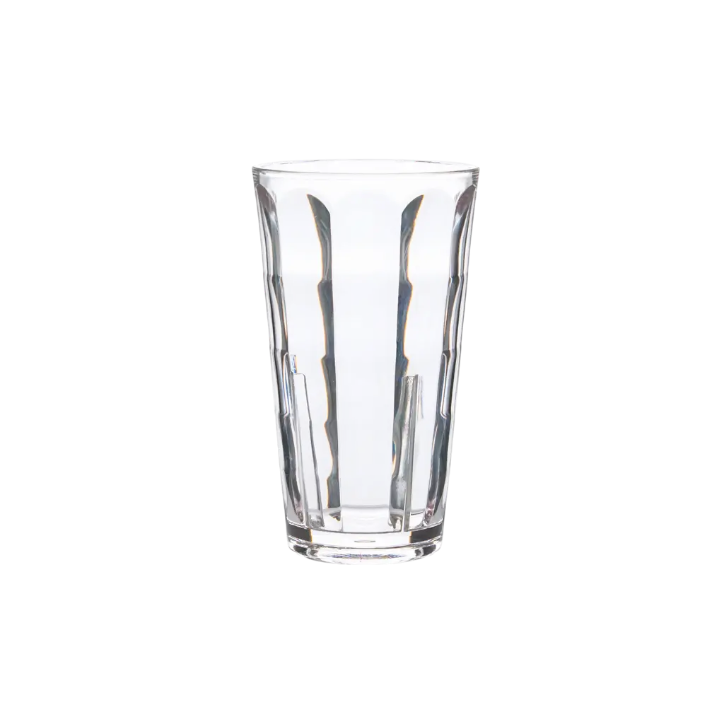 Verre à bière, eau et cocktail Optic Square incassable en Ecozen - 34 cl