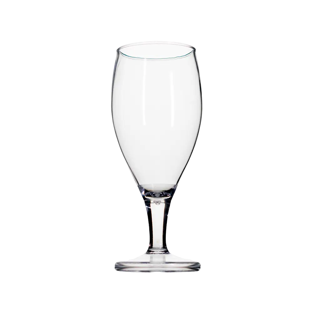 Verre à bière sur pied Hermès incassable en Tritan - 38 cl