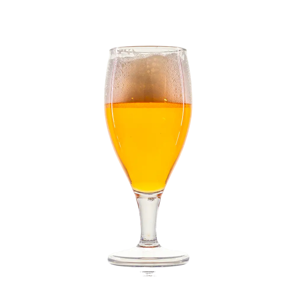 Verre à bière sur pied Hermès incassable en Tritan - 38 cl