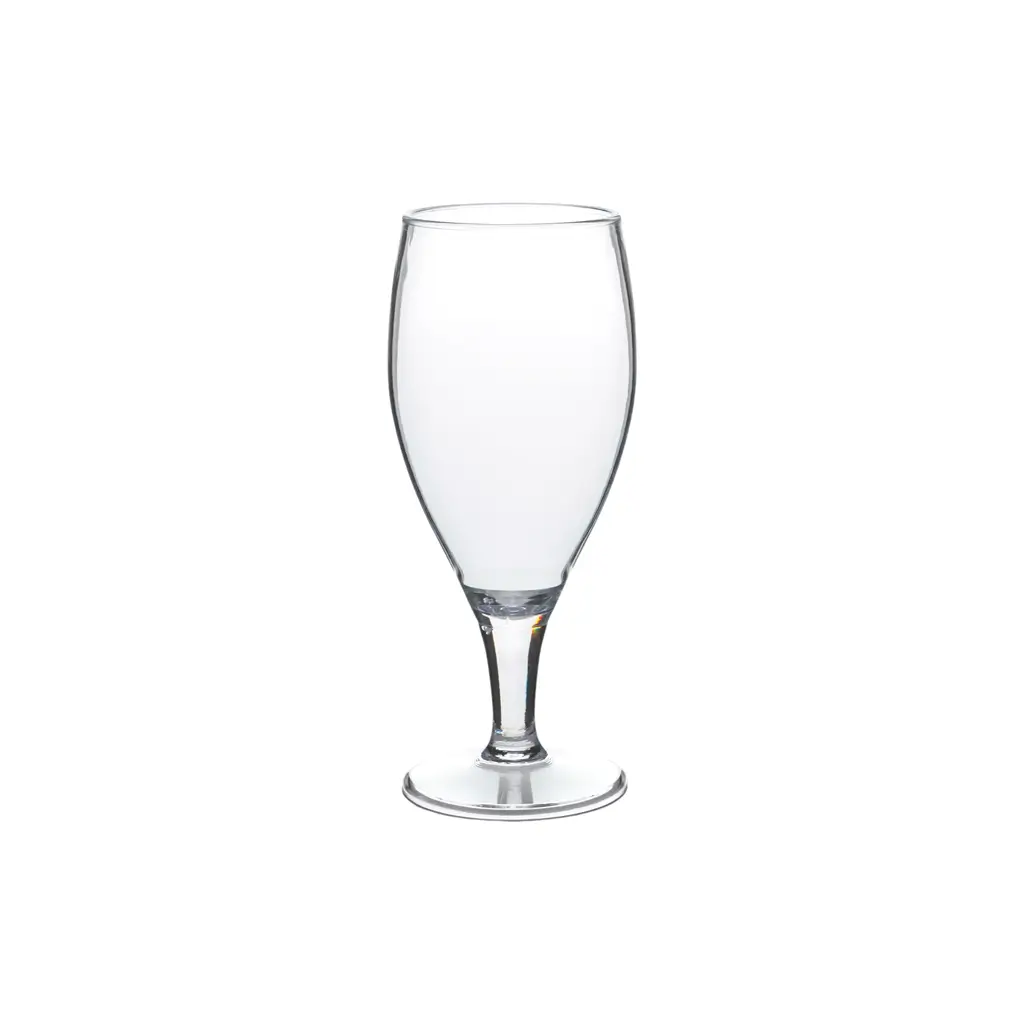 Verre à bière sur pied Hermès incassable en Tritan - 38 cl