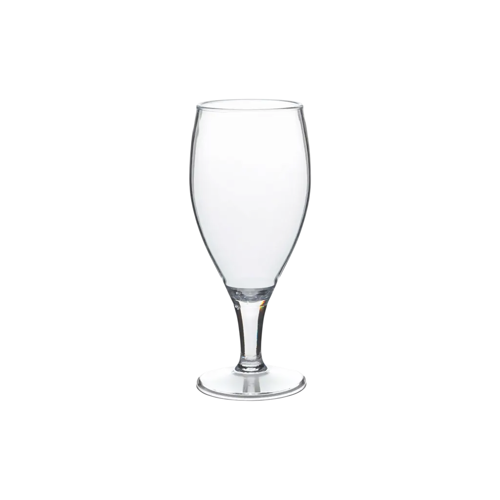 Verre à bière sur pied Hermès incassable en Tritan - 38 cl