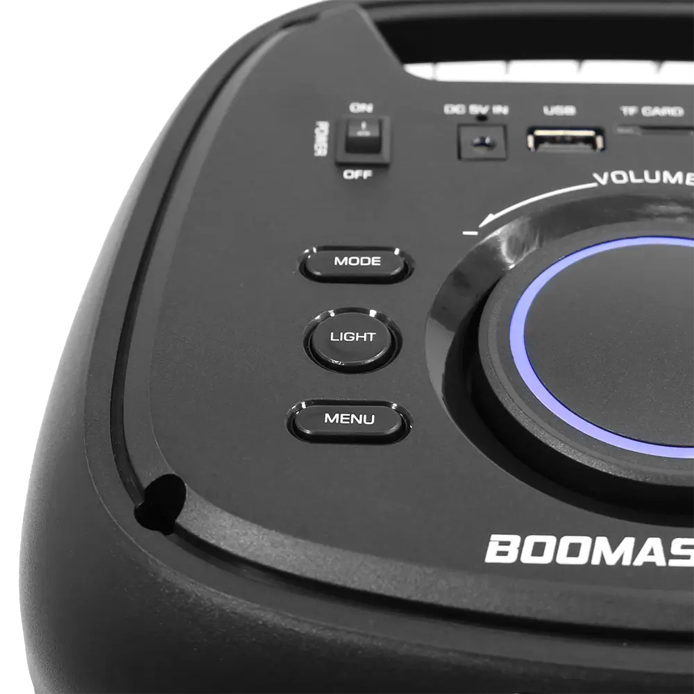 Enceinte portable sur batterie 'BOOMaster 300' – 250W avec Bluetooth, LED