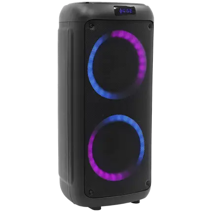 Enceinte portable sur batterie 'BOOMaster 300' – 250W avec Bluetooth, LED