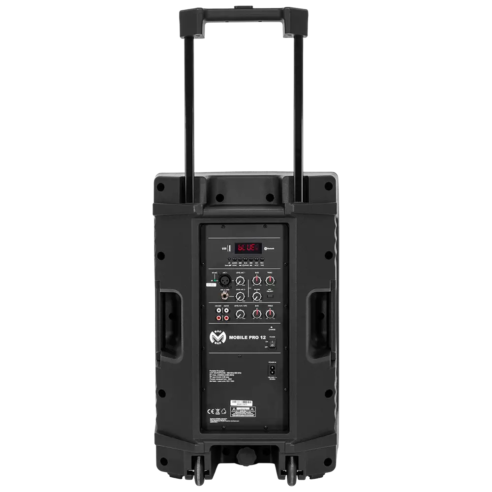 Enceinte portable Mobile Pro 15 Mac Mah – 600W, Bluetooth, 2 micros UHF
