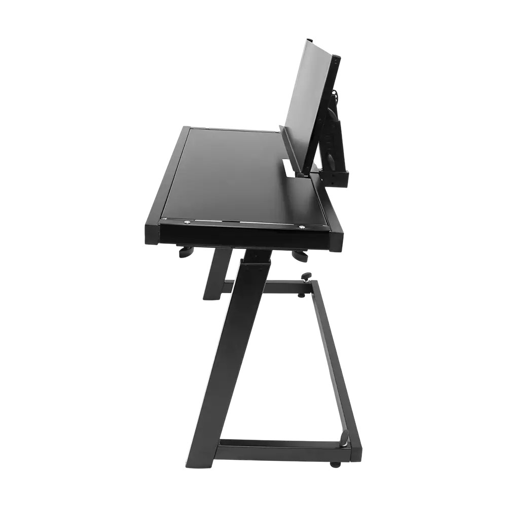 Stand DJ STATION – hauteur réglable 68–92cm, tablette PC intégrée