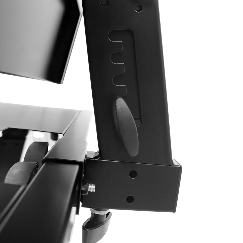 Stand DJ STATION – hauteur réglable 68–92cm, tablette PC intégrée