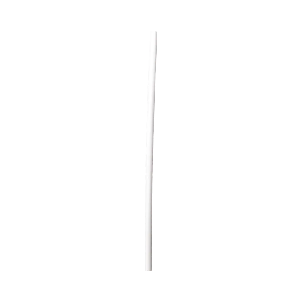 Paille en PP blanc recyclable 20cm ø 6mm – Certifiée alimentaire et réutilisable (Lot de 250)