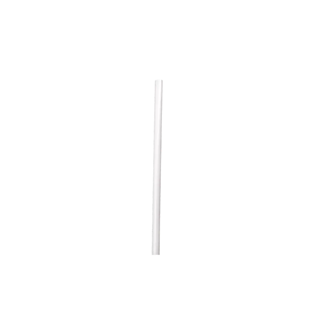 Paille Cocktail Small en PP blanc recyclable 15cm ø 8mm – Certifiée alimentaire et réutilisable (Lot de 250)