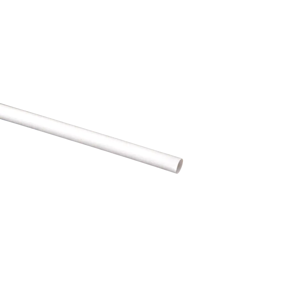 Paille Géante XXL en PP blanc recyclable 50cm ø 8mm – Certifiée alimentaire et réutilisable (Lot de 500)