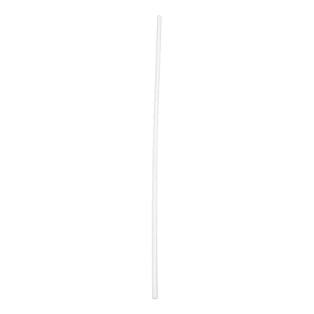 Paille Géante XXL en PP blanc recyclable 50cm ø 8mm – Certifiée alimentaire et réutilisable (Lot de 500)