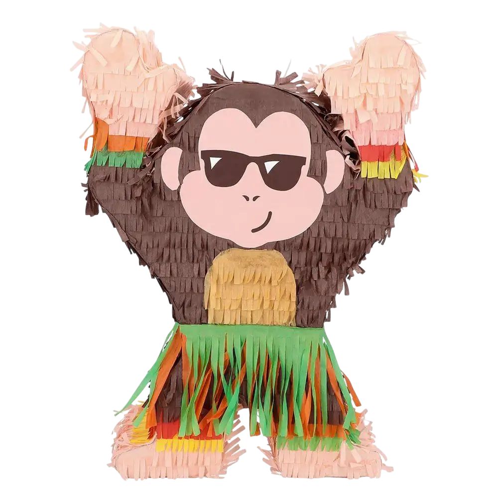 Piñata singe - À frapper - 39,5 cm