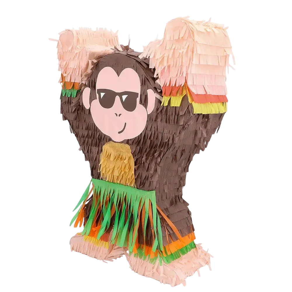 Piñata singe - À frapper - 39,5 cm