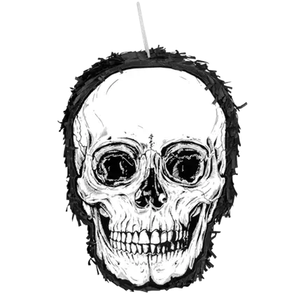 Piñata tête de mort - À frapper - 35 cm
