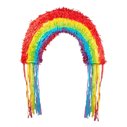 Piñata arc-en-ciel - 58 cm