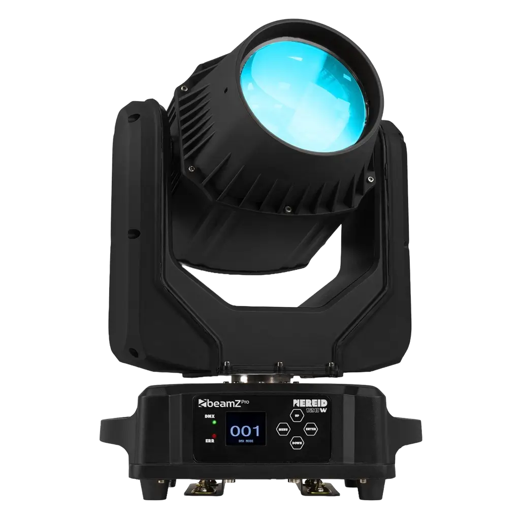 Set de 2 Lyres Beam NEREID120W – étanches IP65 avec flight-case