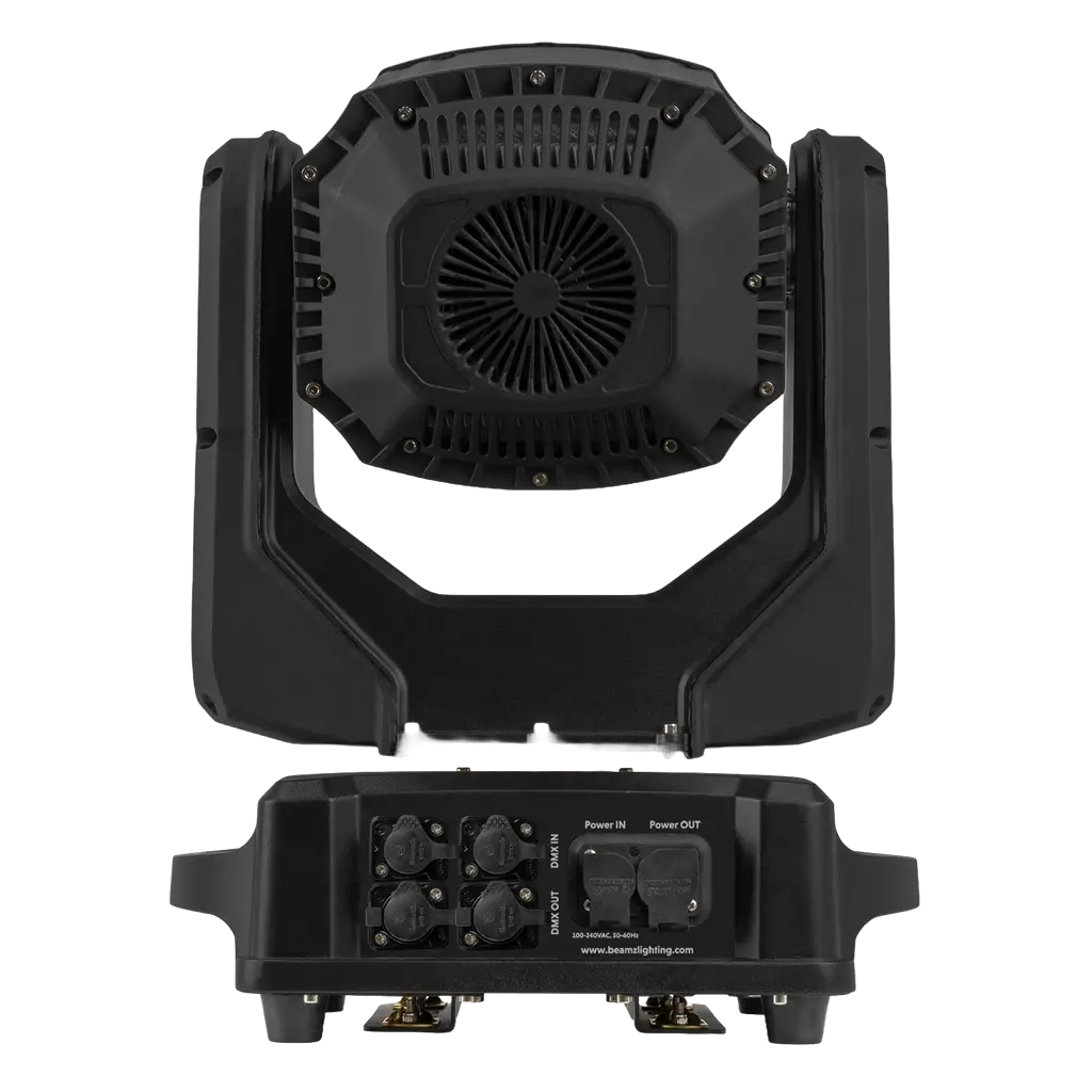 Set de 2 Lyres Beam NEREID120W – étanches IP65 avec flight-case