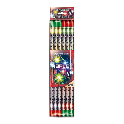 Lot de 12 fusées REFLET® N°1