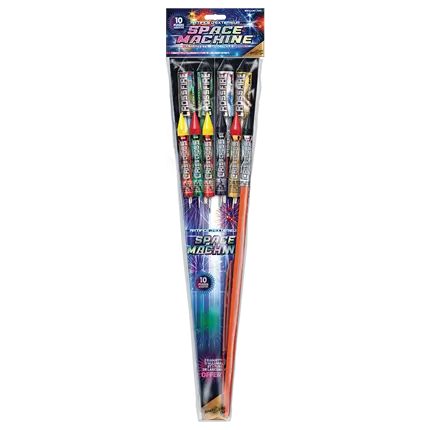 Lot de 10 fusées SPACE MACHINE®