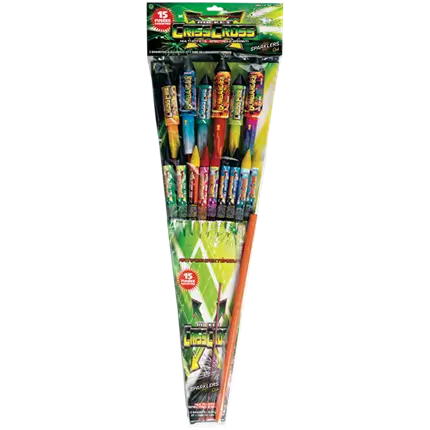 Sachet de 15 fusées CRISS CROSS®