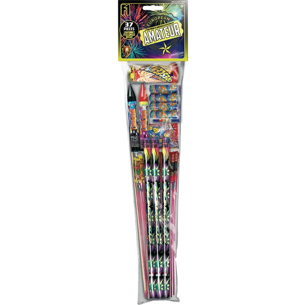 Assortiment de 37 fusées AMATEUR® – Calibre 16 mm
