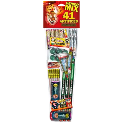 Assortiment de 41 Artifices Scintillants Senior Mix