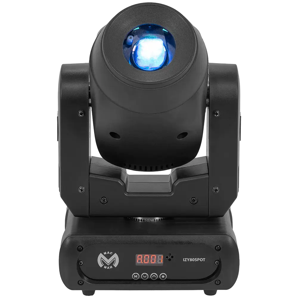 Lyre spot LED IZY 80 Spot 80 W faisceau 10° avec gobos et prisme – Mac Mah