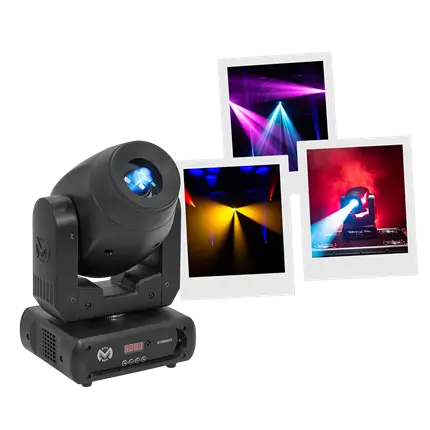 Lyre spot LED "IZY 80 Spot" 80 W faisceau 10° avec gobos et prisme – Mac Mah