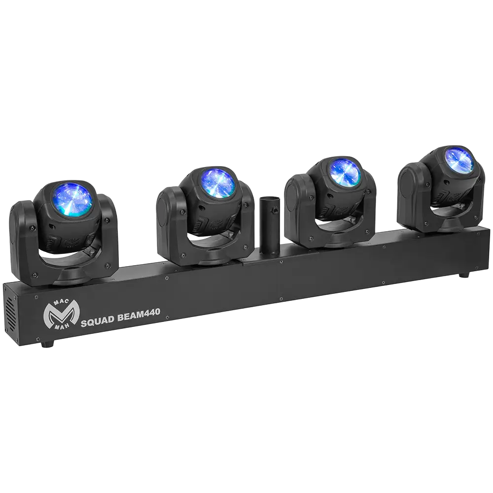 Effet LED beam Squad Beam 440 4 têtes 40 W faisceau 2.5° – Mac Mah