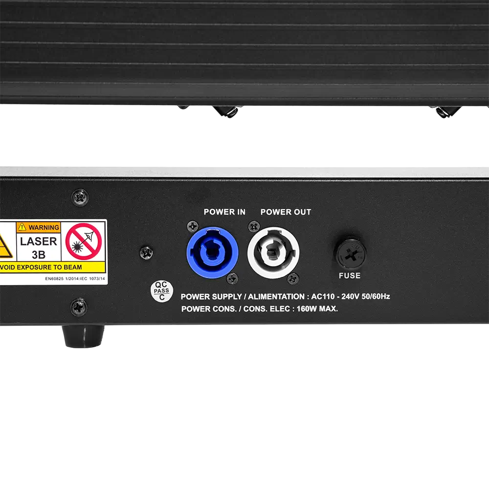 Laser bar pro Laser Bar 6X1000RGB 6×1000 mW RGB motorisée – Evolite