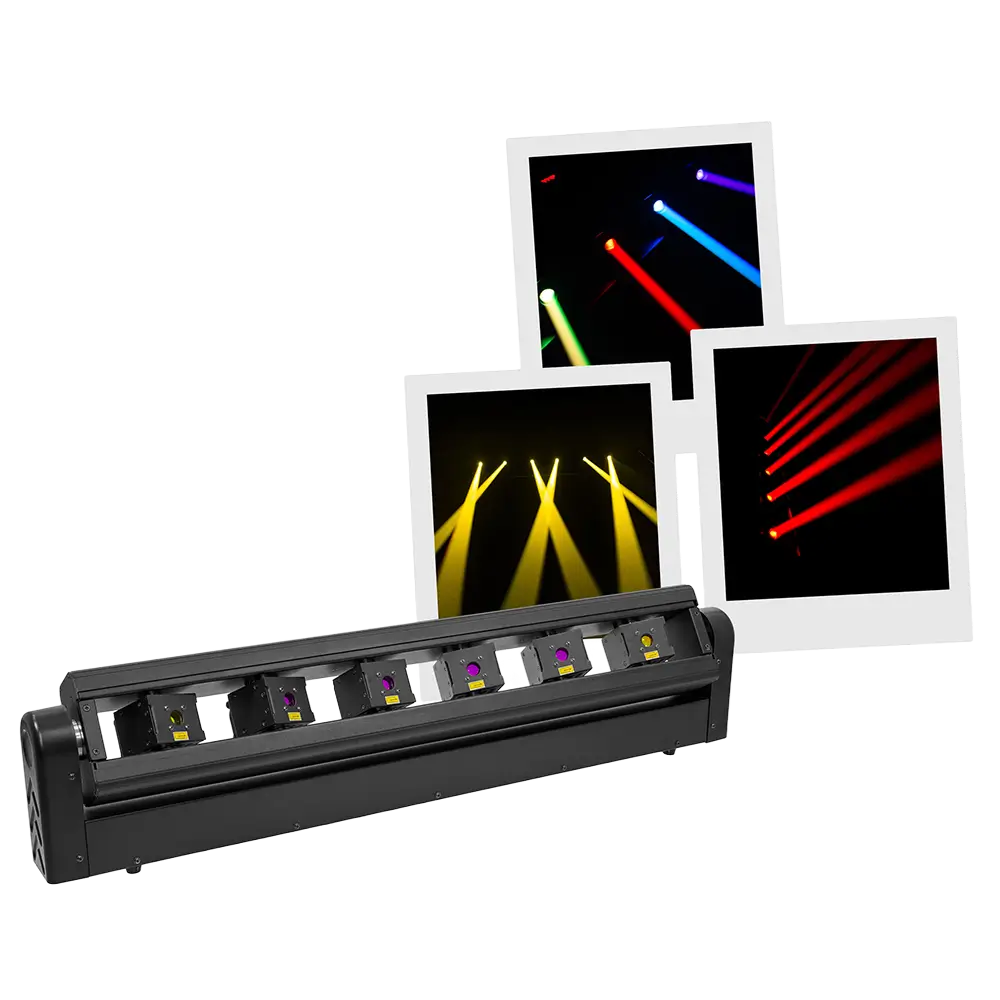 Laser bar pro Laser Bar 6X1000RGB 6×1000 mW RGB motorisée – Evolite