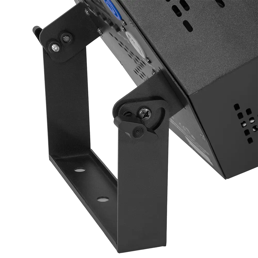 Effet LED rétro Amber-O octogonal ambre + RGB DMX – Mac Mah