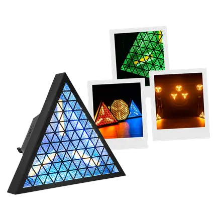 Effet LED rétro "Amber-T" tube ambre + RGB DMX – Mac Mah