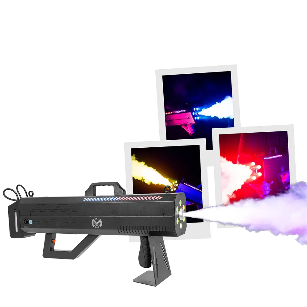 Canon à fumée MAC Fog Blaster 1500 RGB – 1500 W + LED RGB