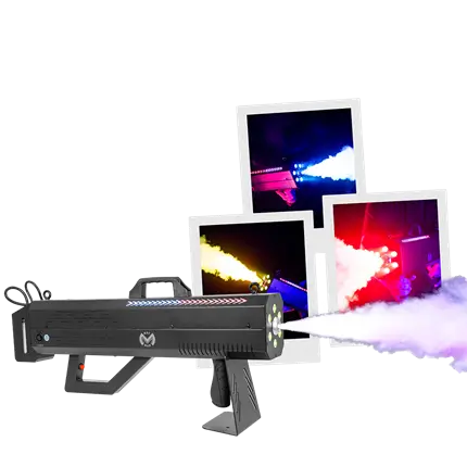 Canon à fumée MAC Fog Blaster 1500 RGB – 1500 W + LED RGB