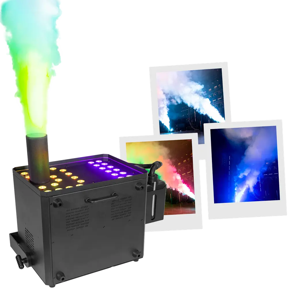 Machine à fumée effet CO2 – Pro Fogjet CO2 Evolite - Jet puissant &amp; contrôle DMX