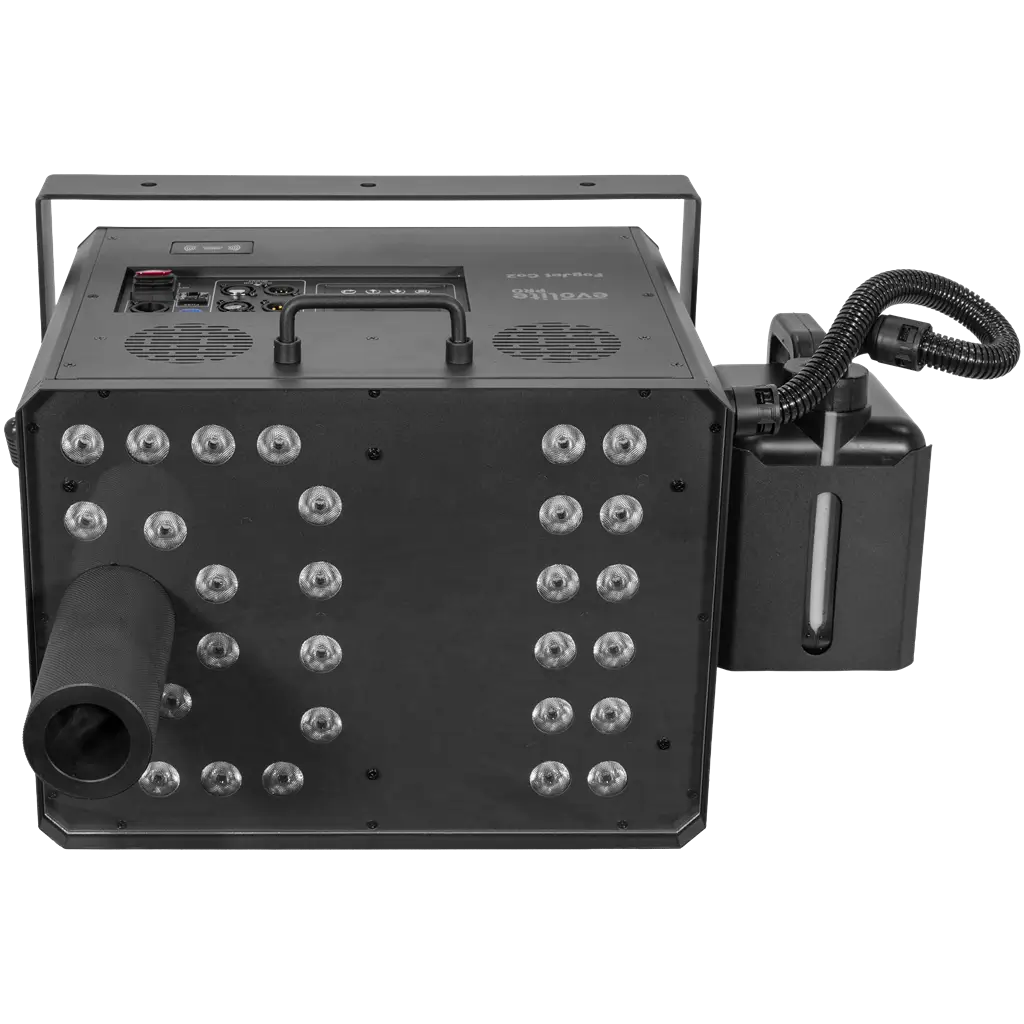 Machine à fumée effet CO2 – Pro Fogjet CO2 Evolite - Jet puissant &amp; contrôle DMX