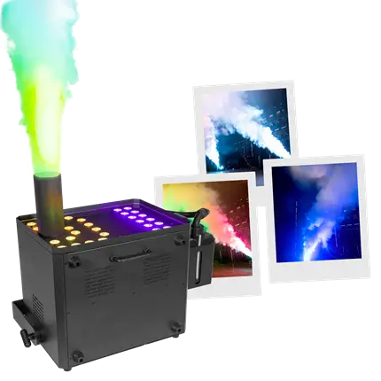 Machine à fumée effet CO2 – Pro Fogjet CO2 Evolite - Jet puissant & contrôle DMX