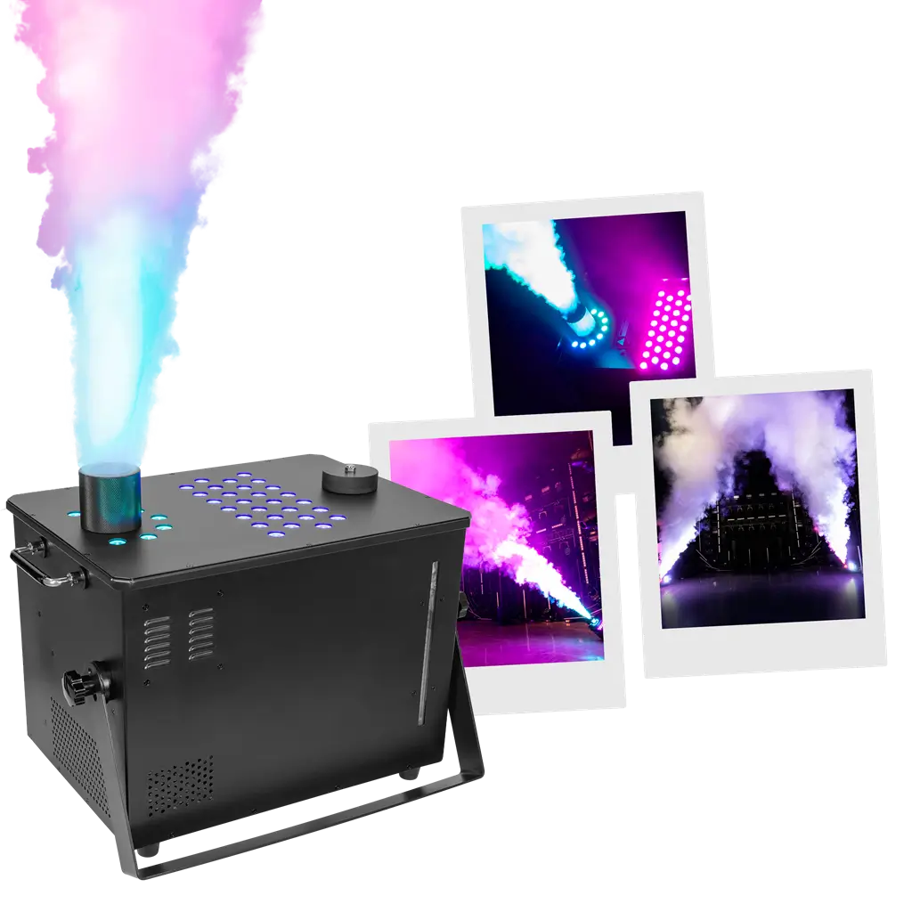 Machine à fumée d’extérieur effet CO2 – Pro Fogjet CO2 IP Evolite – Jet puissant &amp; DMX (IP54)