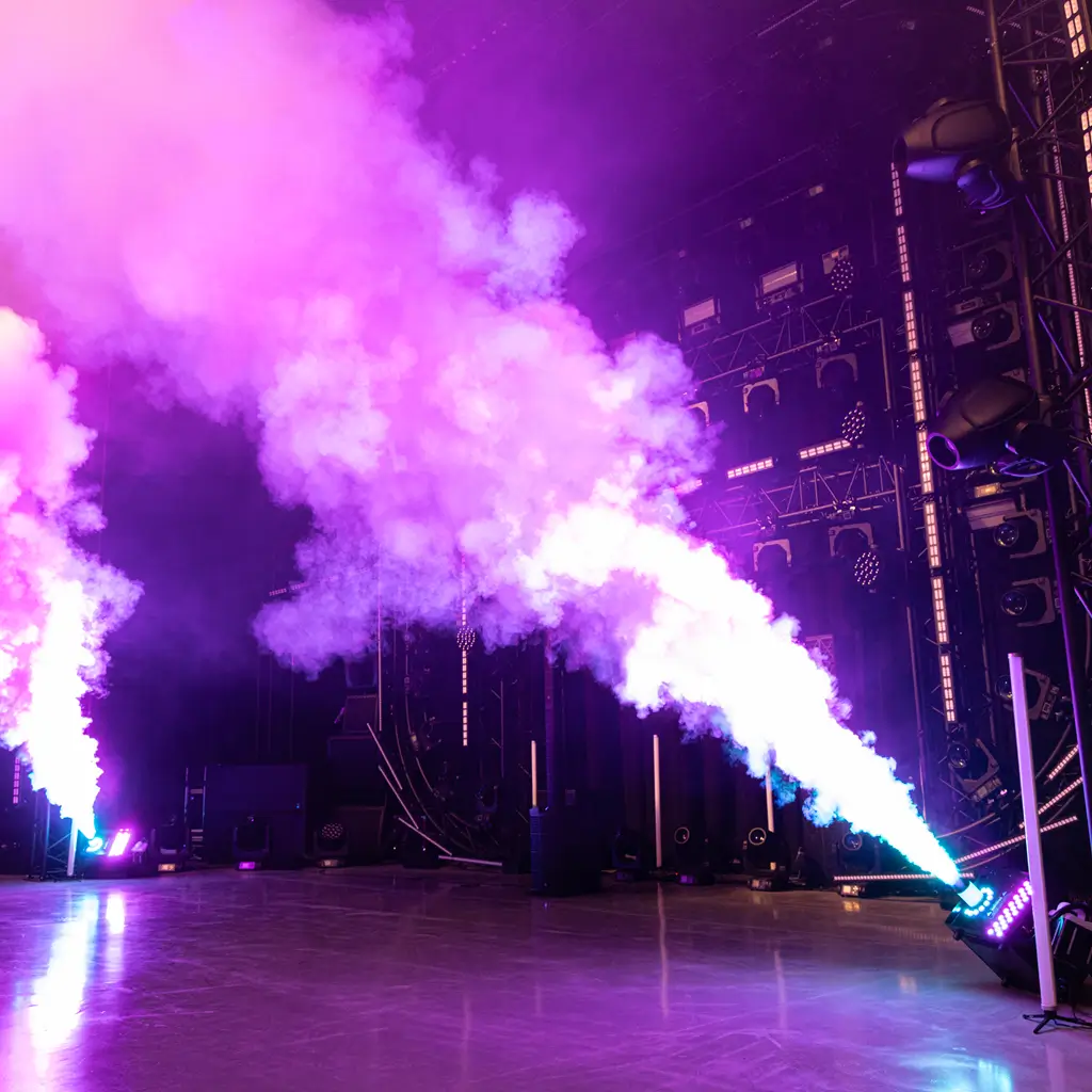 Machine à fumée d’extérieur effet CO2 – Pro Fogjet CO2 IP Evolite – Jet puissant &amp; DMX (IP54)