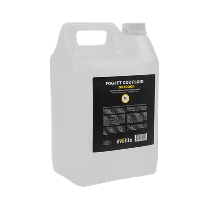 Liquide à fumée effet CO2 – FogJet CO2 Outdoor Evolite – Usage extérieur – Bidon 5L