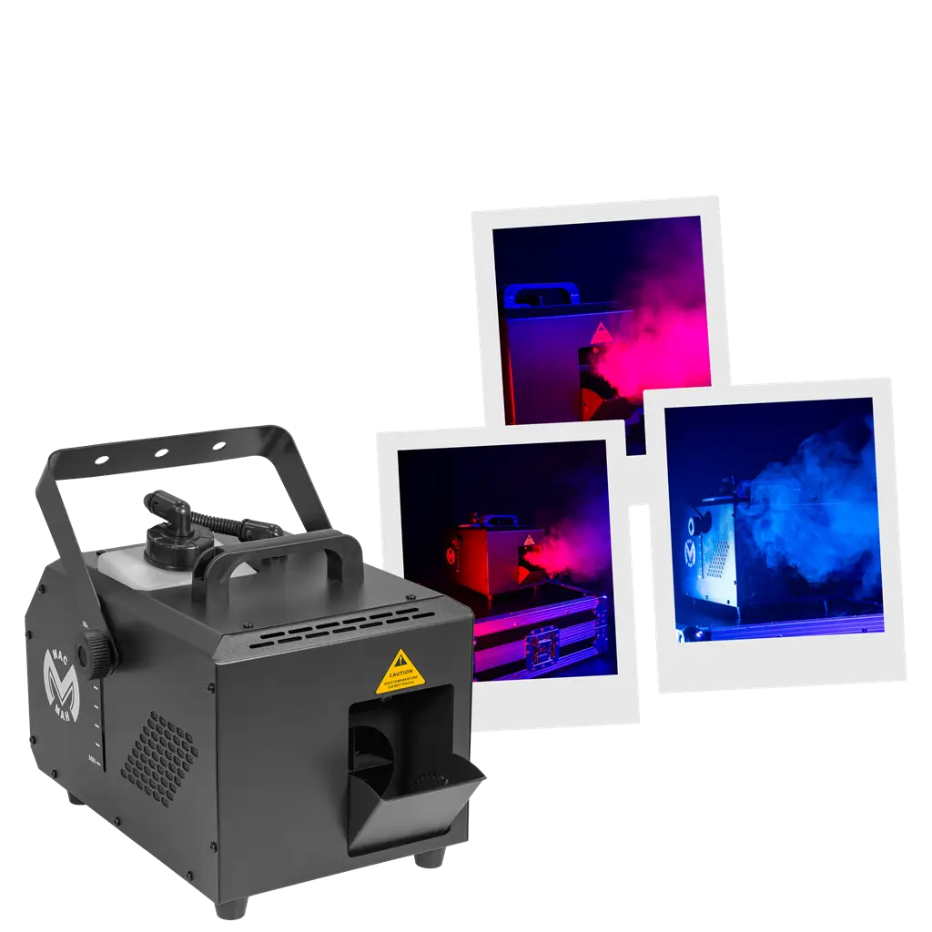 Machine à brouillard 1000 W – Mac Hazer 1000 Mac Mah – Brouillard léger &amp; contrôle DMX